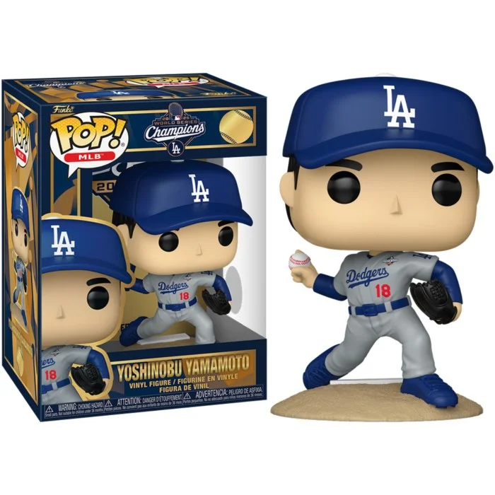 Funko POP! MLB Baseball: Los Angeles Dodgers - Yoshinobu Yamamoto (2025 World Series MVP)