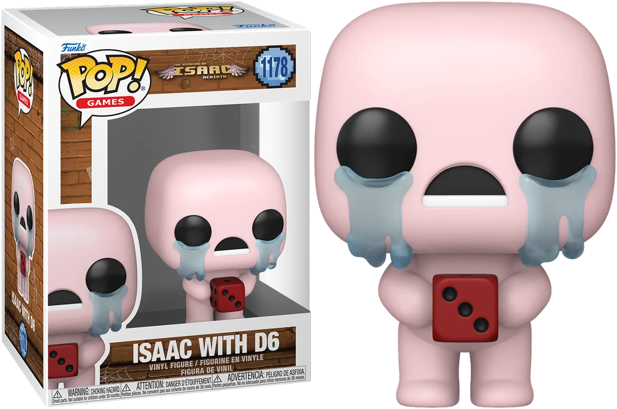 Figurka Funko POP! The Binding of Isaac: Rebirth - Isaac with D6 #1178