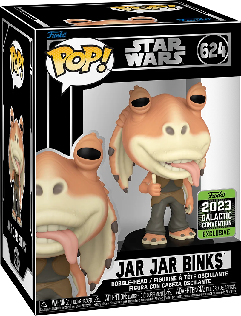 Figurka Funko POP Star Wars: Jar Jar Binks Galactic Convention Exclusive 624 *Na zamówienie – zdjęcie 3