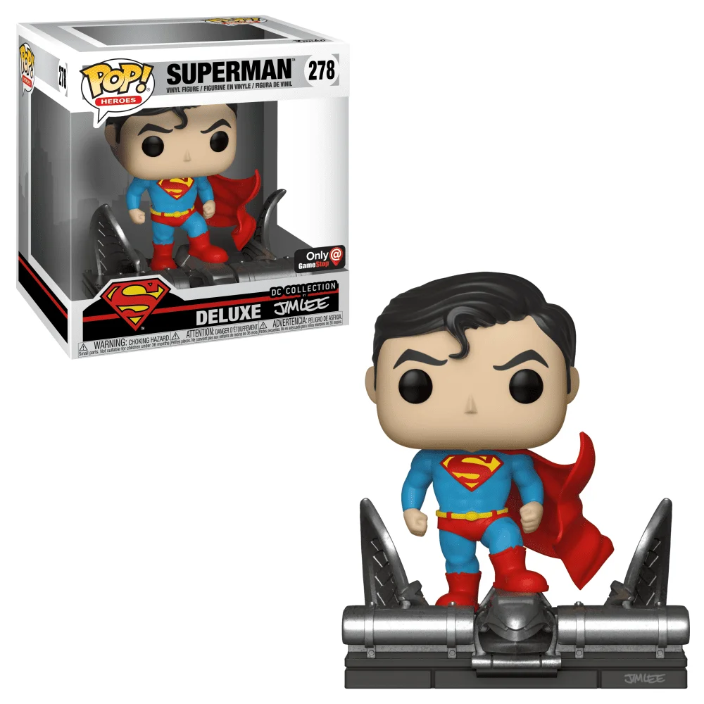 Funko POP! DC Comics Deluxe: DC- Superman on Gargoyle (Jim Lee) 278 (Exclusive) *Na zamówienie