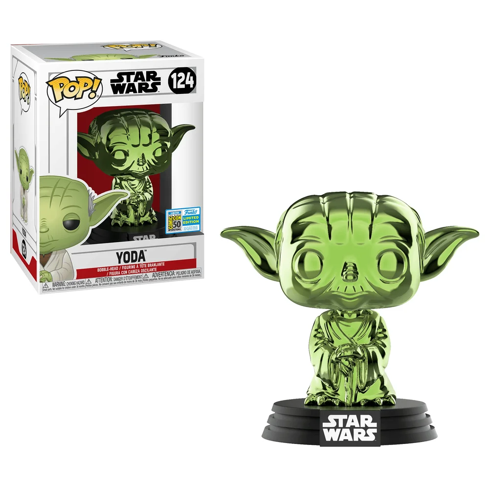Funko POP! Star Wars Yoda (Green, Chrome) 124 (Exclusive) *Na zamówienie