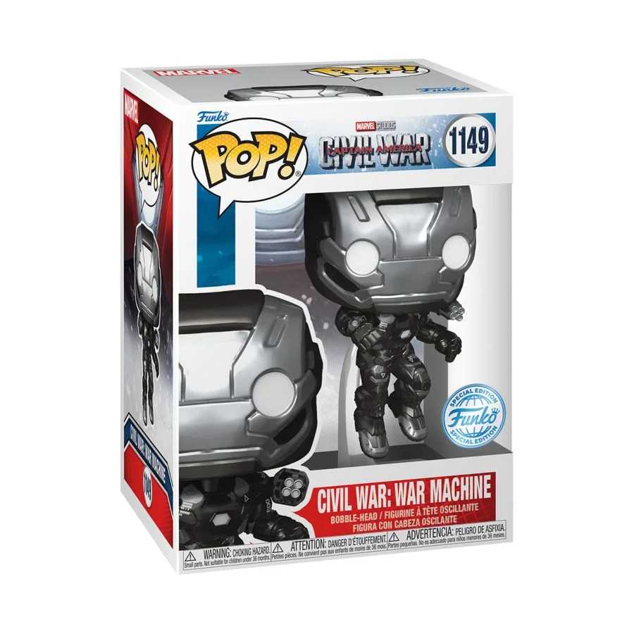 Figurka Funko POP! Captain America Civil War: War Machine Build-A-Scene Special Edition #1149 – zdjęcie 3