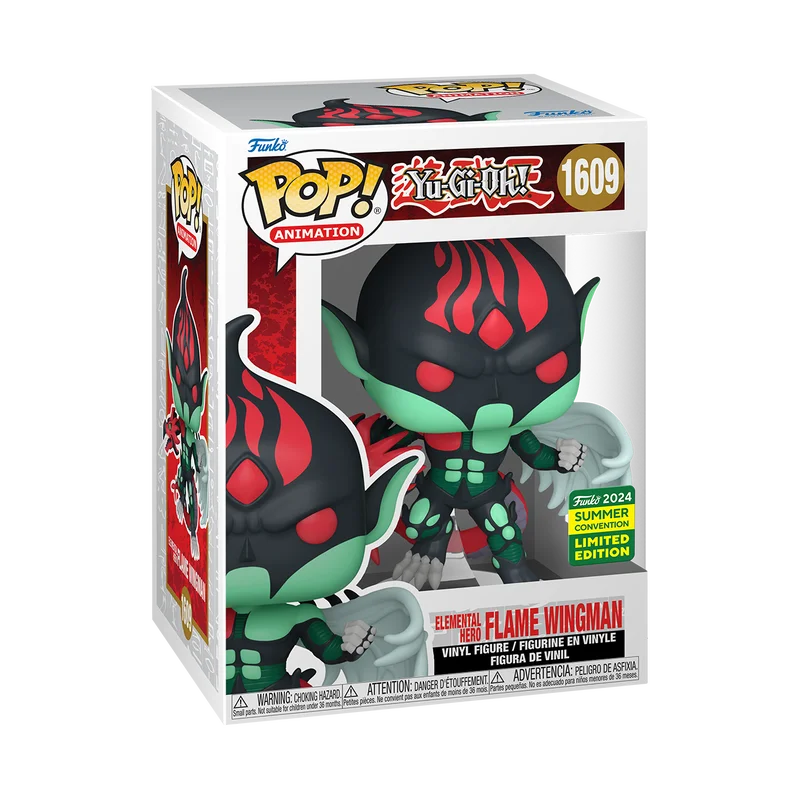 Figurka Funko POP Yu-Gi-Oh Elemental hero flame wingman 1609 SDCC