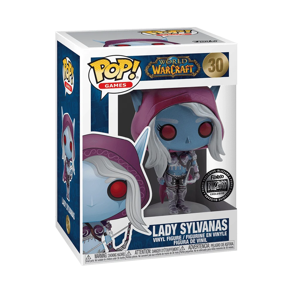 Funko POP! World of Warcraft Games: Blizzard 30th- Sylvanas (MT) 30 (Metallic) *Na zamówienie