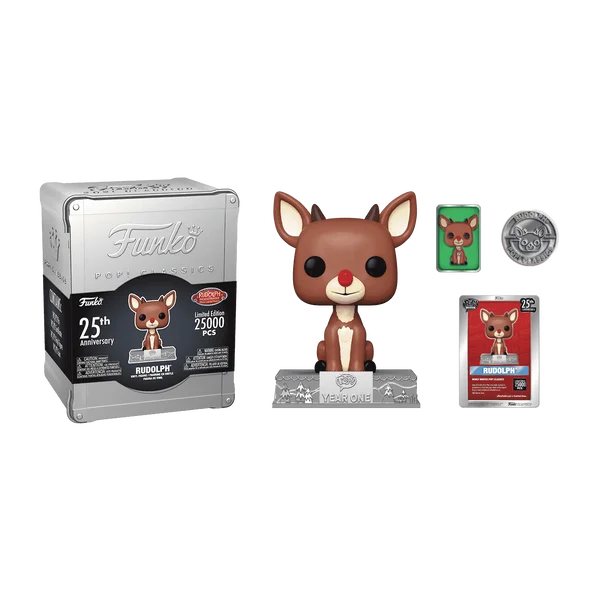 Funko POP! Rudolph the Red-Nosed Reindeer Classics Rudolph Funko 25th Anniversary (Exclusive) *Na zamówienie