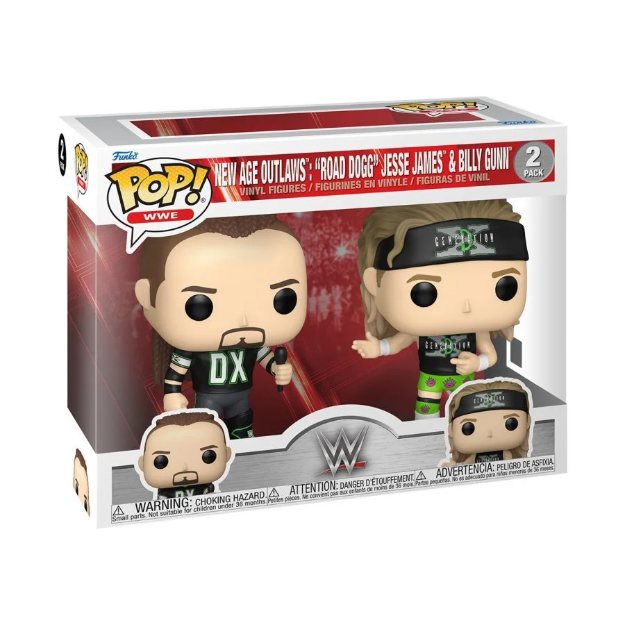 Funko POP! WWE: New Age Outlaws - Road Dogg Jesse James & Billy Gunn 2pack