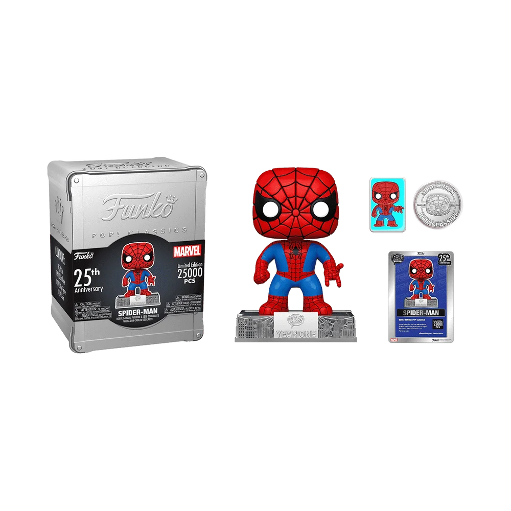 Funko POP! Marvel Classics Spider-Man Funko 25th Anniversary [SDCC] (SDCC) *Na zamówienie