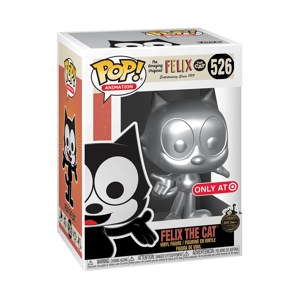 Funko POP! Felix the Cat Animation: Felix the Cat (MT SV) 526 (Metallic) *Na zamówienie