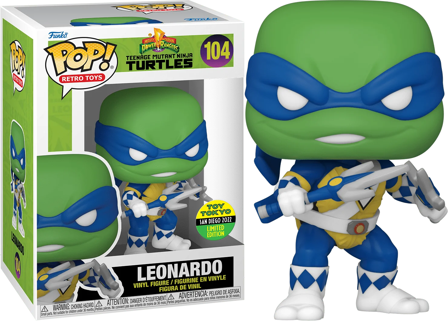 Figurka Funko POP! Retro Toys Teenage Mutant Ninja Turtles - Leonardo (2022 Toy Tokyo) #104 *Na zamówienie