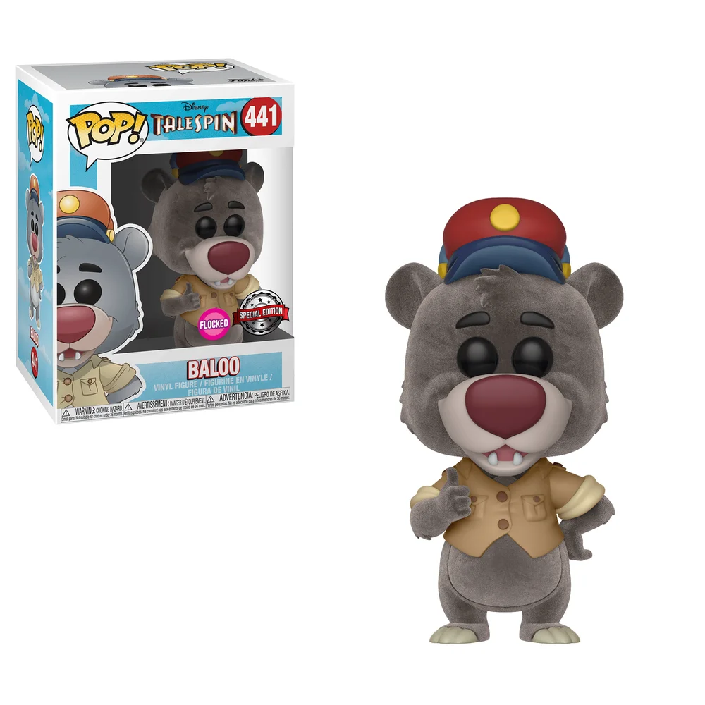Funko POP! TaleSpin Baloo (FL) 441 (Flocked) *Na zamówienie