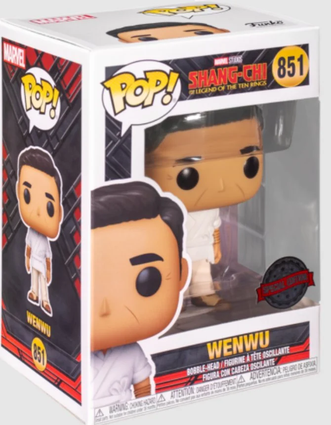 Figurka Funko POP Marvel: Shang-Chi - Wenwu in White Outfit 851 Exc – zdjęcie 2