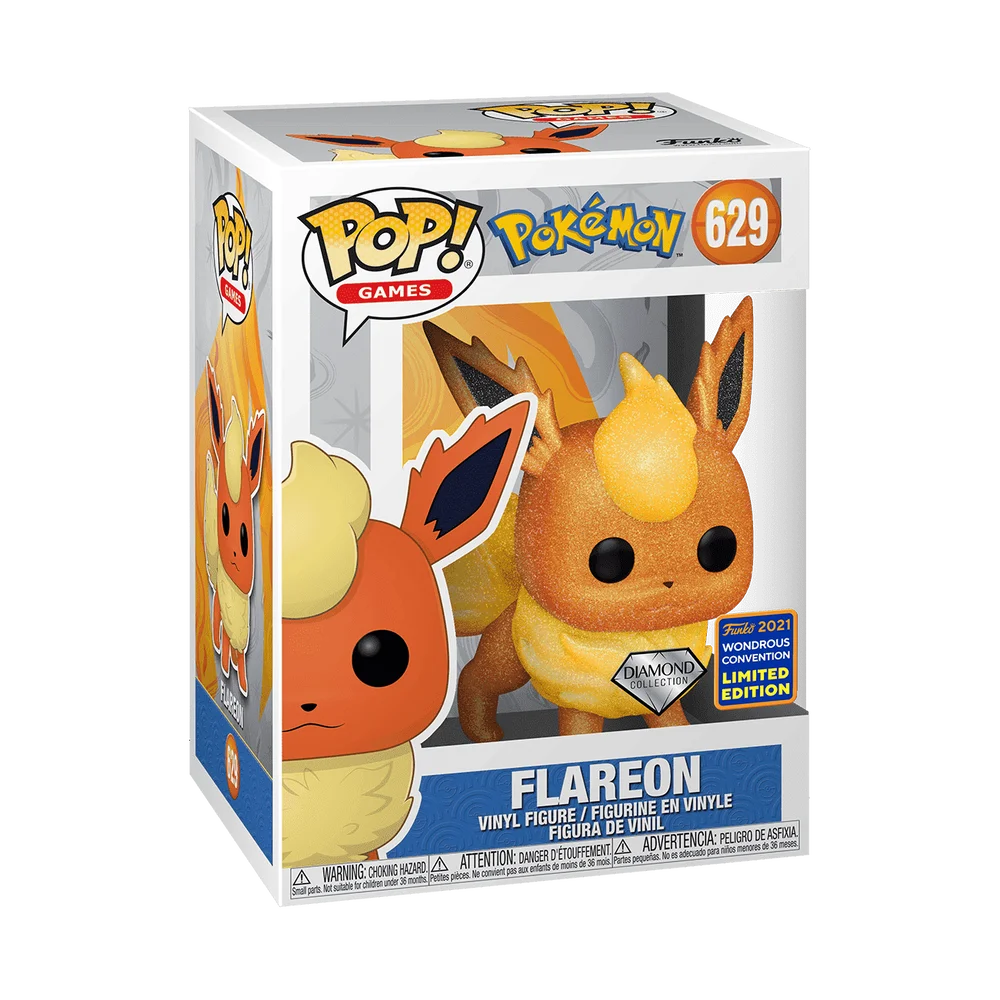 Funko POP! Pokémon Flareon (Diamond) - Pokémon 629 (Exclusive) *Na zamówienie