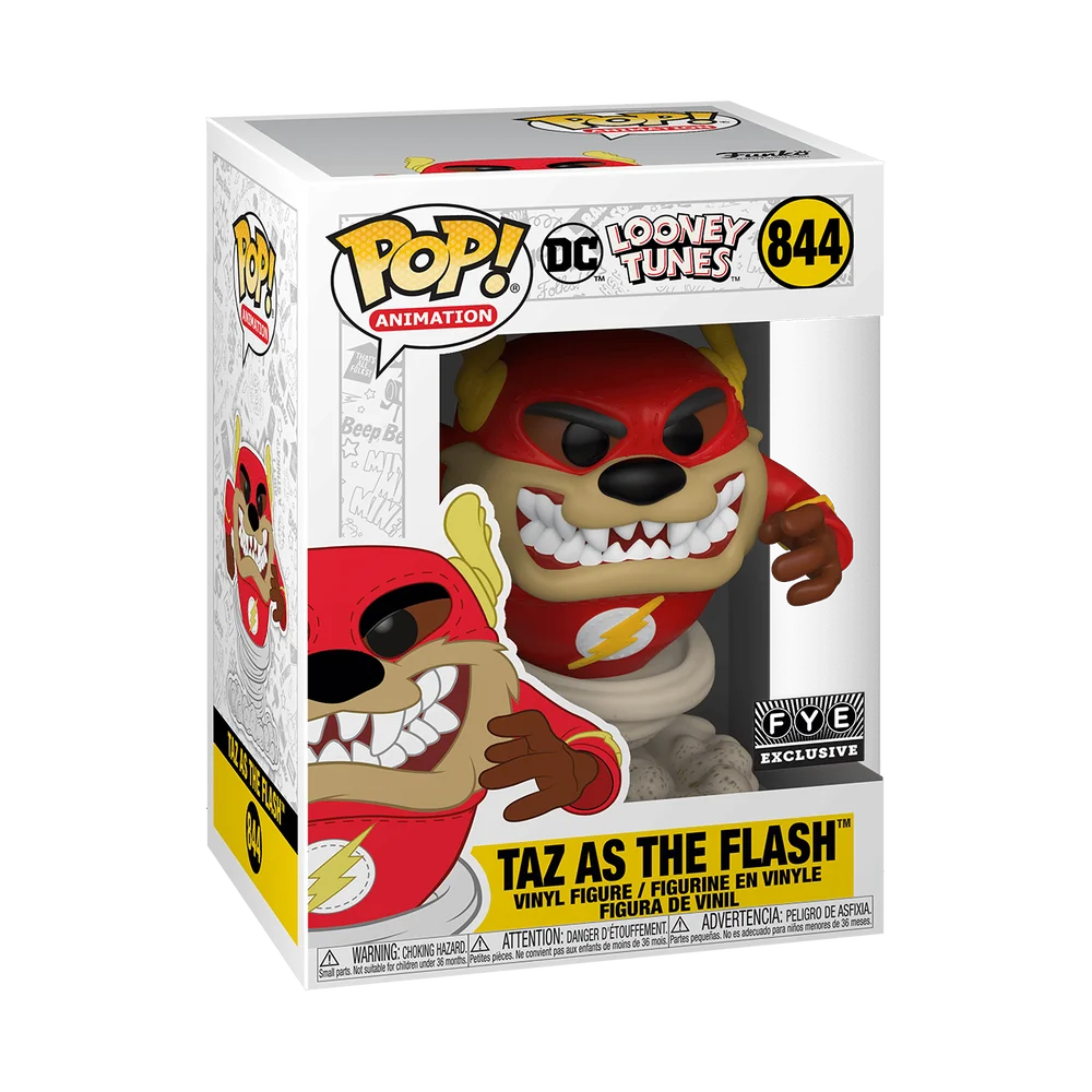 Funko POP! Looney Tunes Animation: Looney Tunes- Taz as The Flash 844 (Exclusive) *Na zamówienie