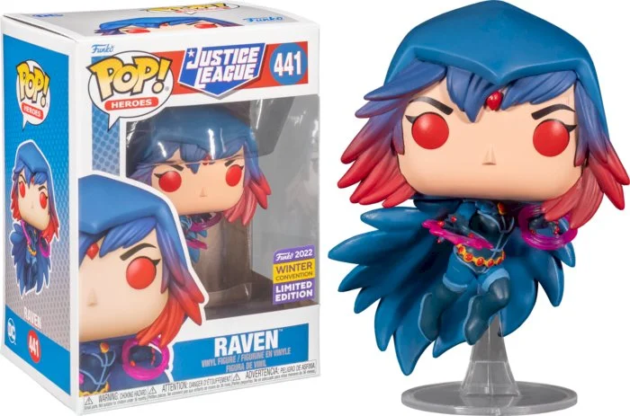 Figurka Funko POP DC Heroes: Justice League - Raven 441 (Winter Convention 2022)