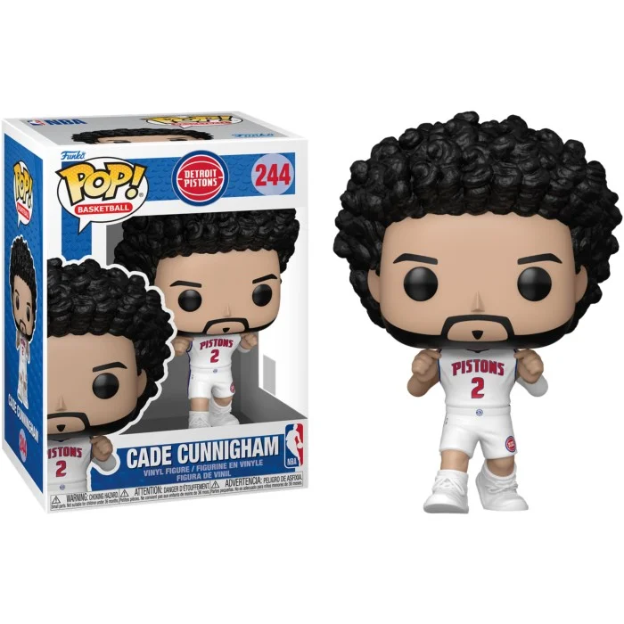 Funko POP! NBA Basketball - Cade Cunningham (White Association Jersey) Detroit Pistons #244