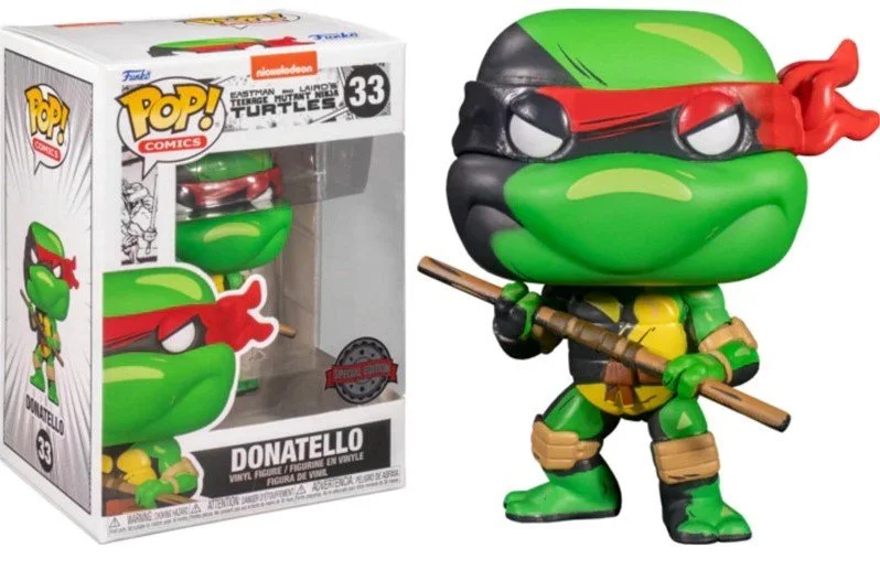 Figurka Funko POP Teenage Mutant Ninja Turtles: Donatello 33 Exc