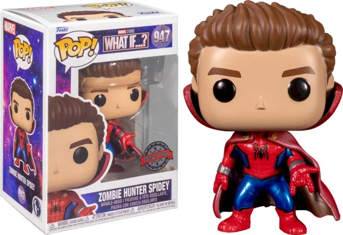Figurka Funko Pop Marvel What If: Zombie Hunter Spidey 947(Unmasked) Exc *Na zamówienie
