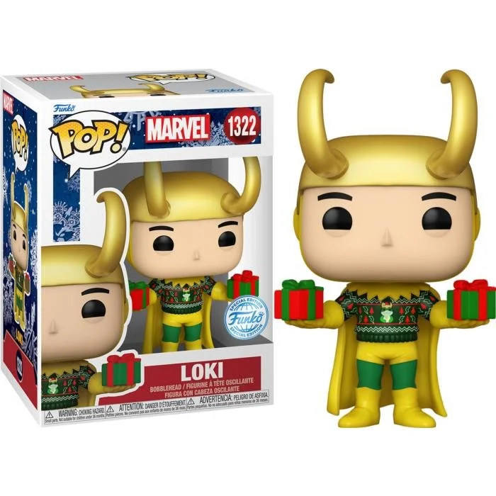 Figurka Funko POP! Marvel Loki (with sweater) 1322 Metallic Special Edition