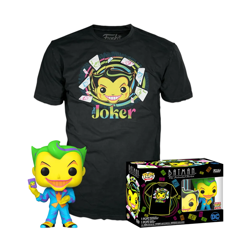 Figurka Funko POP Batman The Joker Black Light Box Rozmiar koszulki XL