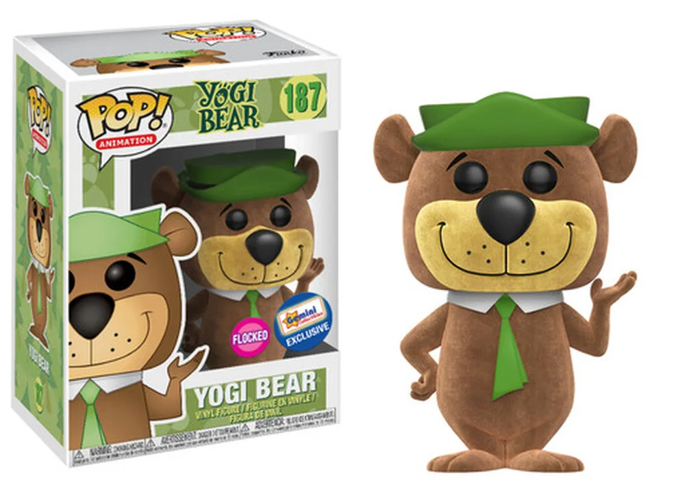 Funko POP! Hanna-Barbera HB W4 - Yogi Bear (FL) 187 (Flocked) *Na zamówienie