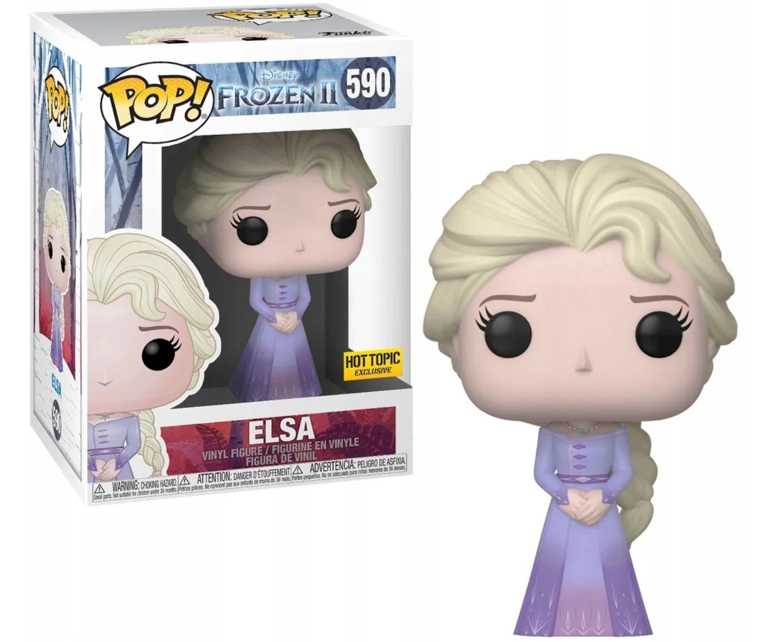 Figurka Funko POP Disney Frozen 2: Elsa Purple Dress 590 Hot Topic Exc
