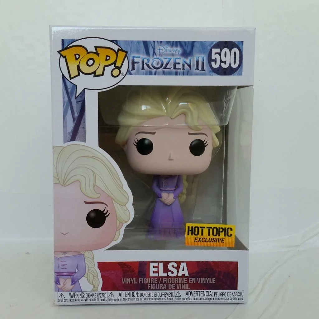Figurka Funko POP Disney Frozen 2: Elsa Purple Dress 590 Hot Topic Exc – zdjęcie 3