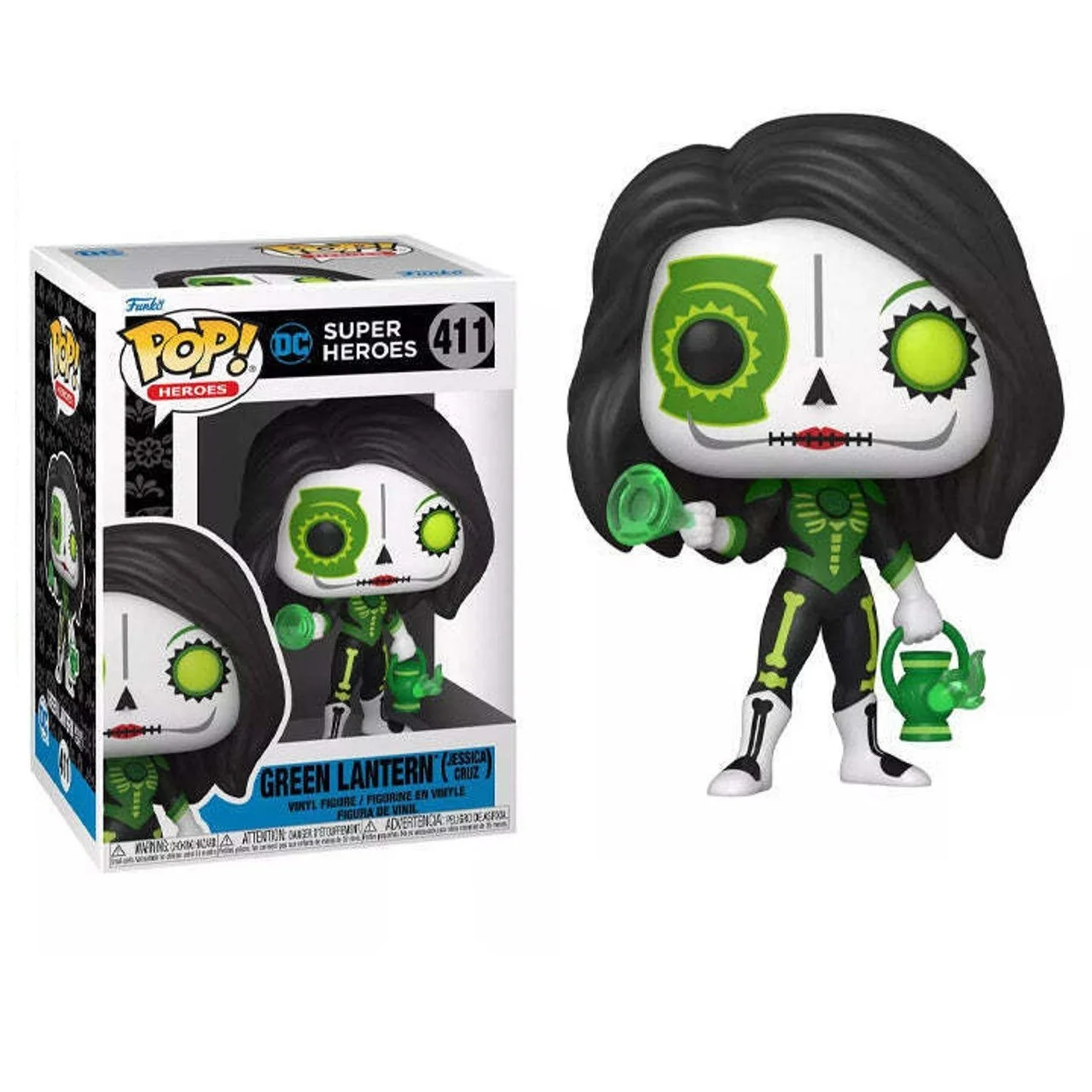 Funko POP! Dia De Los DC Green Lantern (Jessica Cruz) #411