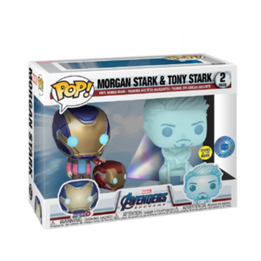 Funko POP! Marvel Morgan Stark & Tony Stark (Glows in the Dark)- 2 Pack 2 (Glow) *Na zamówienie