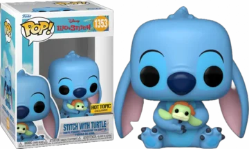 Figurka Funko POP! Lilo & Stitch Stitch W/ Turtle (Hot Topic) #1353 *Na zamówienie