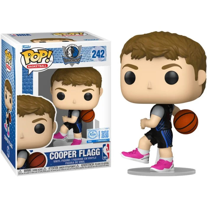 Funko POP! NBA Basketball - Cooper Flagg (Black City Jersey) Dallas Mavericks #242