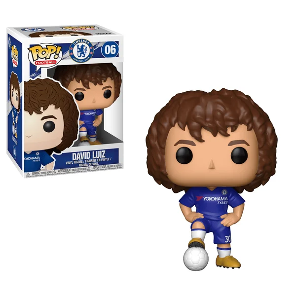 Funko POP! Soccer Chelsea- David Luiz 6 (Exclusive) *Na zamówienie