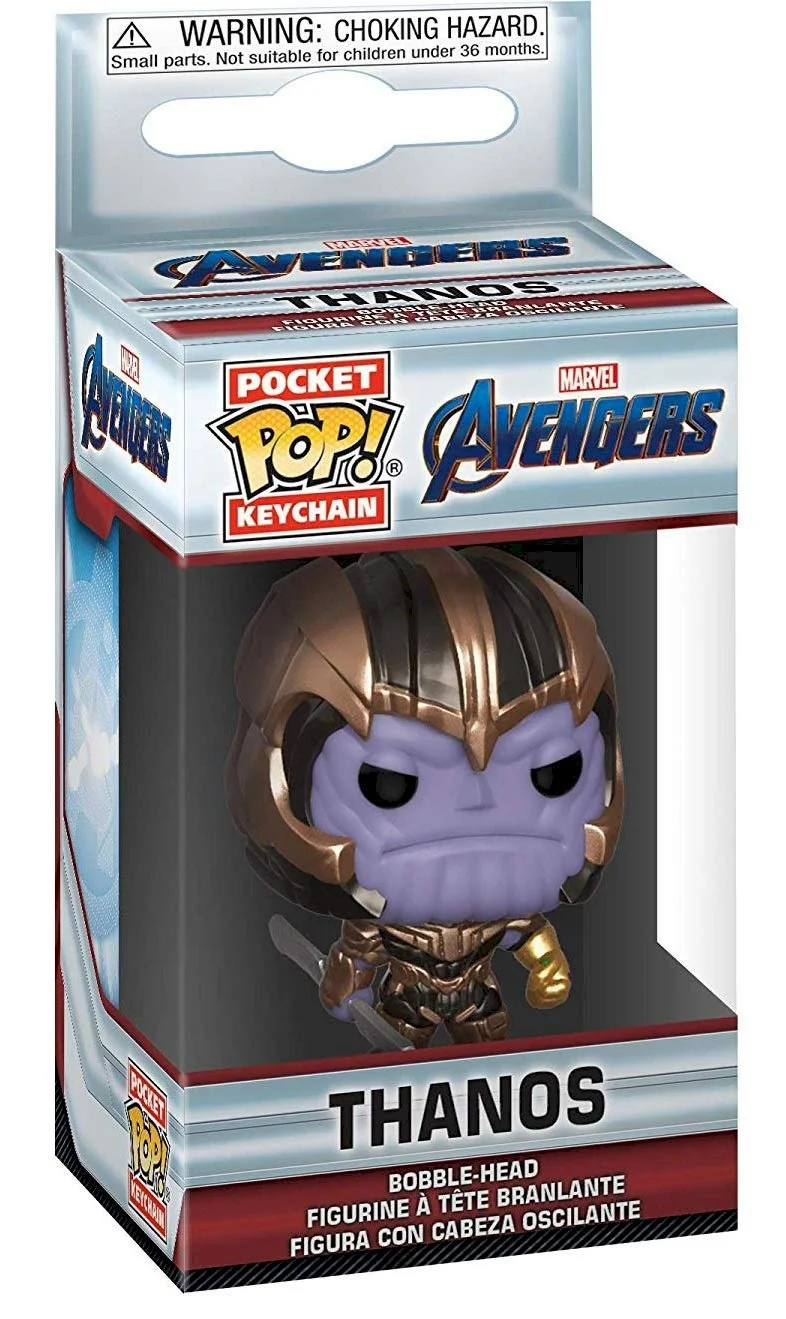 Avengers Endgame Funko POP brelok Thanos 4cm – zdjęcie 2