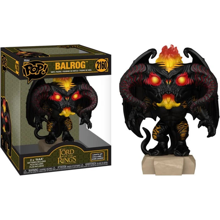 Funko POP! The Lord of the Rings - Balrog with Lights Super Sized 6" #2160