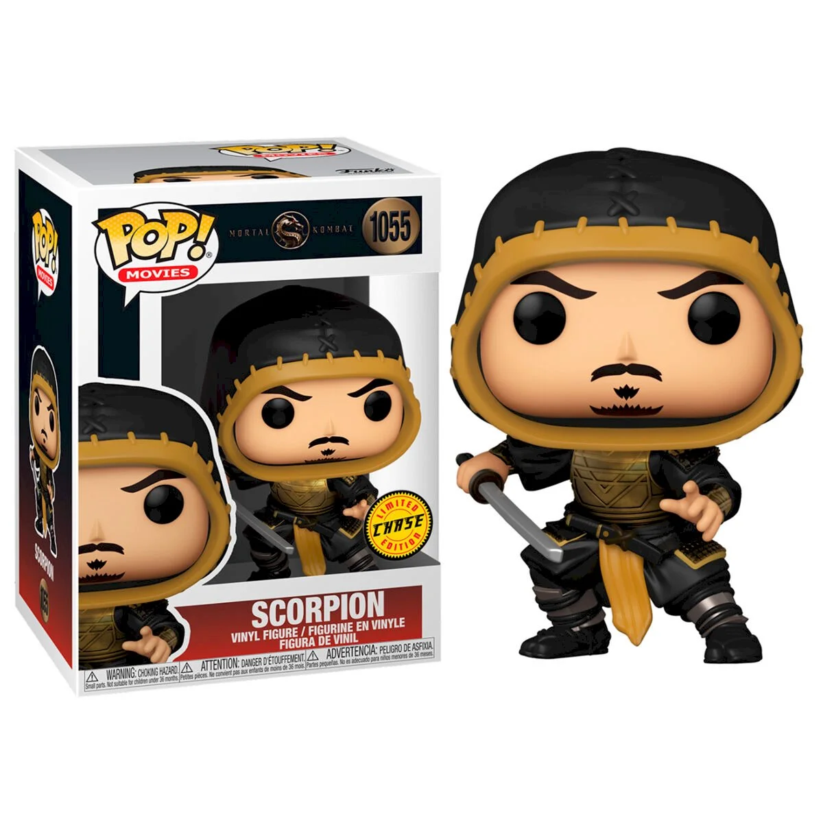 Figurka Mortal Kombat: Funko POP Scorpion 1055 Chase *Na zamówienie – zdjęcie 2