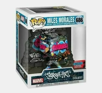 Figurka MARVEL: Funko POP Miles Morales Graffiti Deco 686 Exc