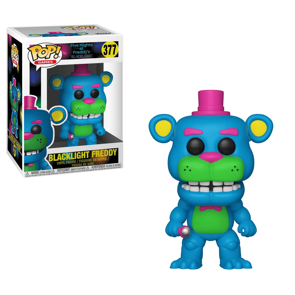 Funko POP! Five Nights at Freddy's FNAF Black Light-Freddy 377 (Exclusive) *Na zamówienie