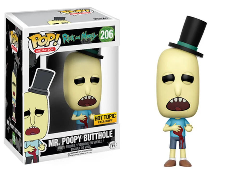 Funko POP! Rick and Morty R&M - Mr.Poopy Butthole (BD) 206 (Exclusive) *Na zamówienie