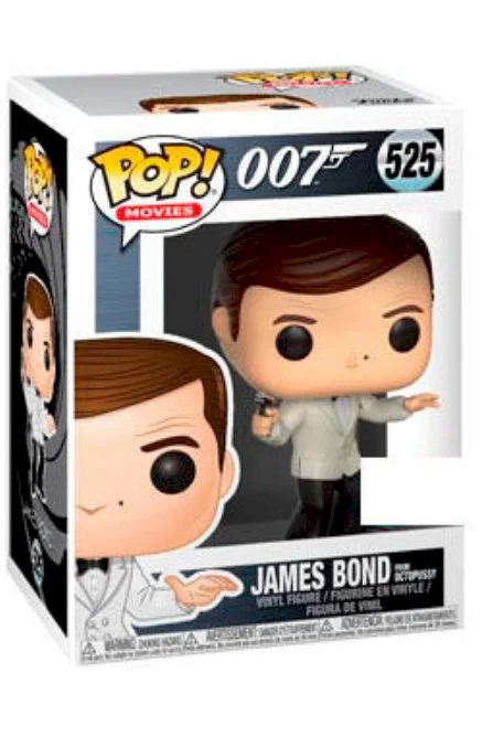 Figurka James Bond 007 Funko pop James Bond Roger Moore White Tux 525 *Na zamówienie – zdjęcie 2