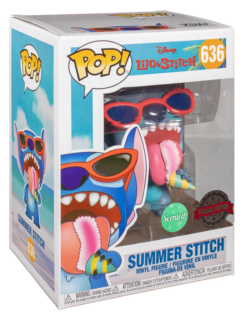 Figurka Funko POP! Lilo & Stitch - Summer Stitch Scented Special Edition #636 *Na zamówienie – zdjęcie 3