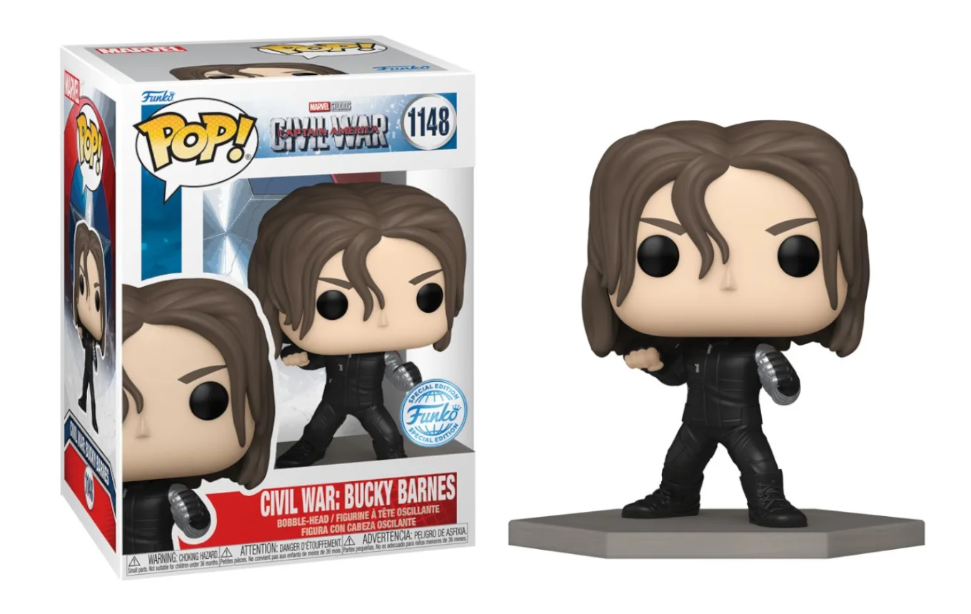 Figurka Funko POP! Captain America 3 Civil War - Bucky Barnes Special Edition #1148 *Na zamówienie