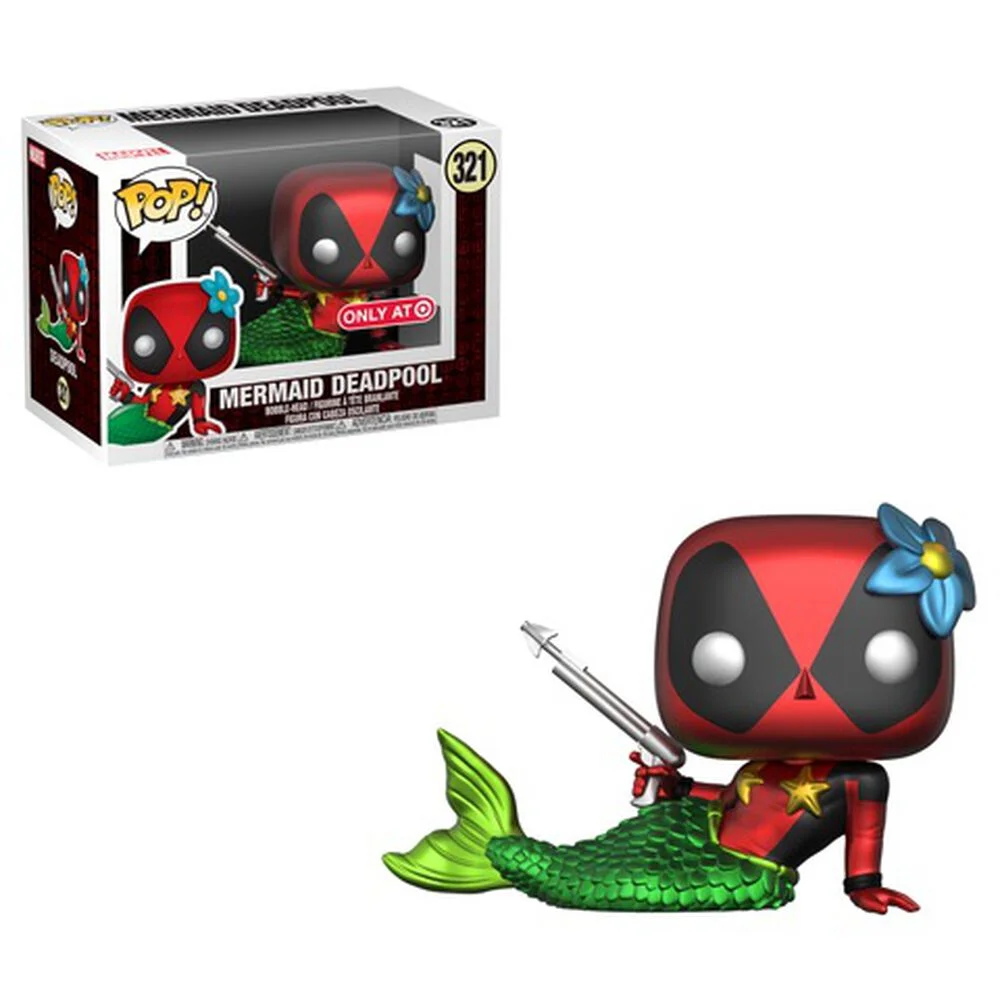 Funko POP! Marvel Mermaid Deadpool 321 (Metallic) *Na zamówienie