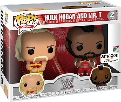 Figurka WWE Funko POP Hulk Hogan & Mr. T, Hulkamania 2 Pack