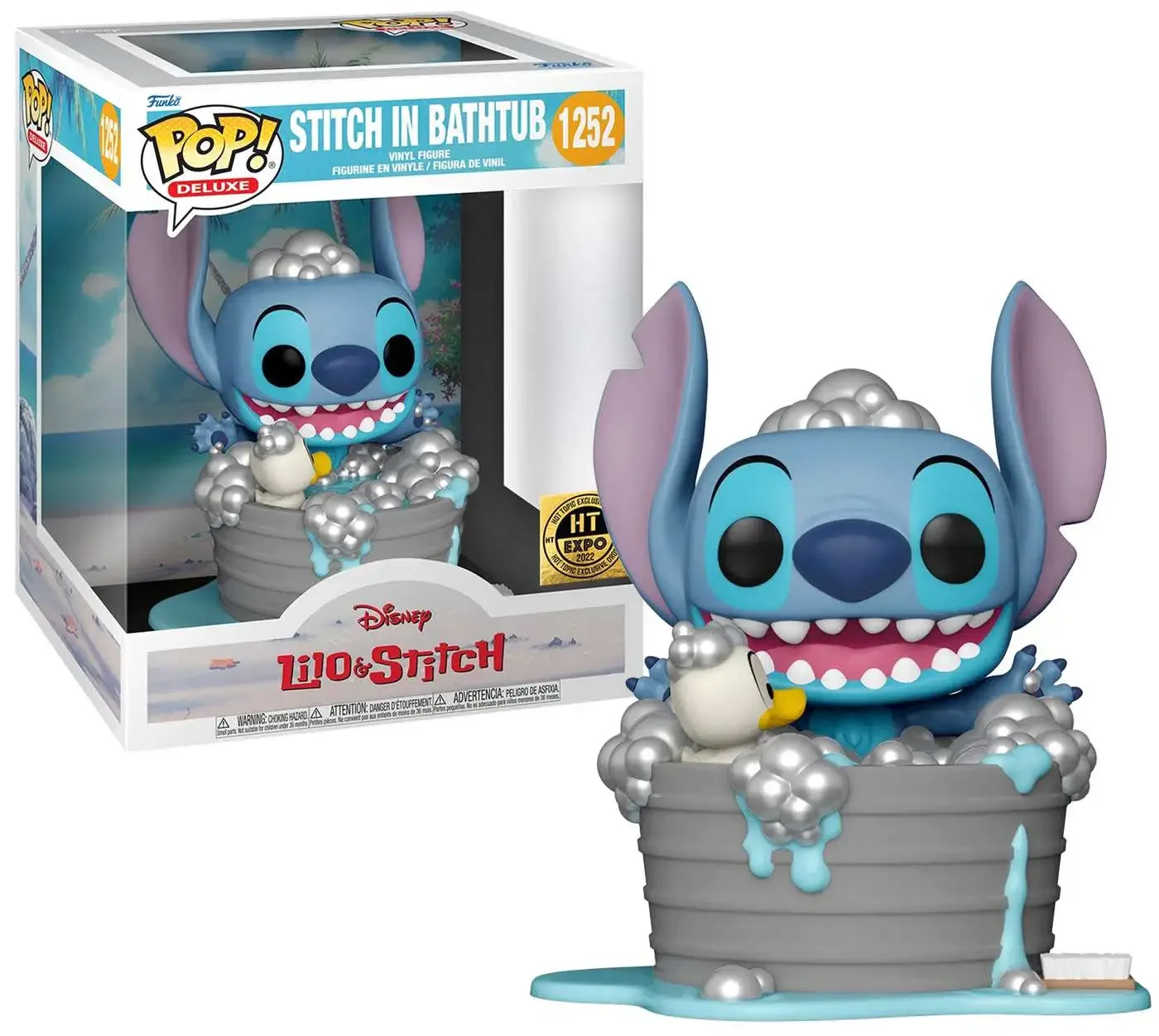 Funko POP Disney Lilo & Stitch: Stitch in Bathtub 1252 Hottopic 