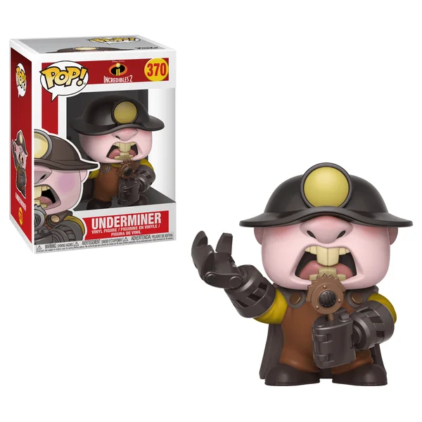 Funko POP! Pixar Incredibles 2 - Underminer 370 (Exclusive) *Na zamówienie