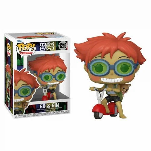 Figurka Funko POP! Cowboy Bebop - Edward on Scooter with Ein #1215