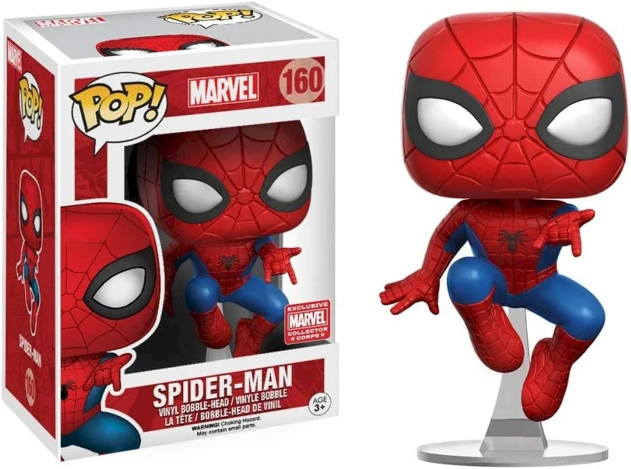 Figurka Funko POP Marvel: Spider-Man 160 Collector Corps Exclusive (Uszkodzone pudełko - zdjęcie)