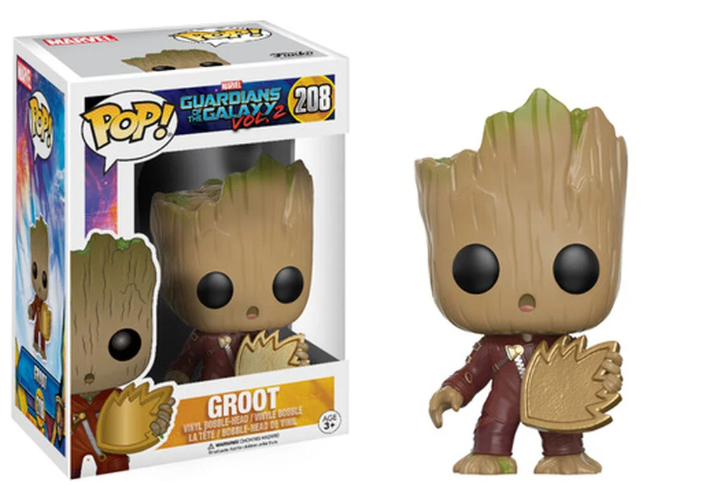 Funko POP! Marvel GOTG2 - Groot w/ patch 208 (Exclusive) *Na zamówienie