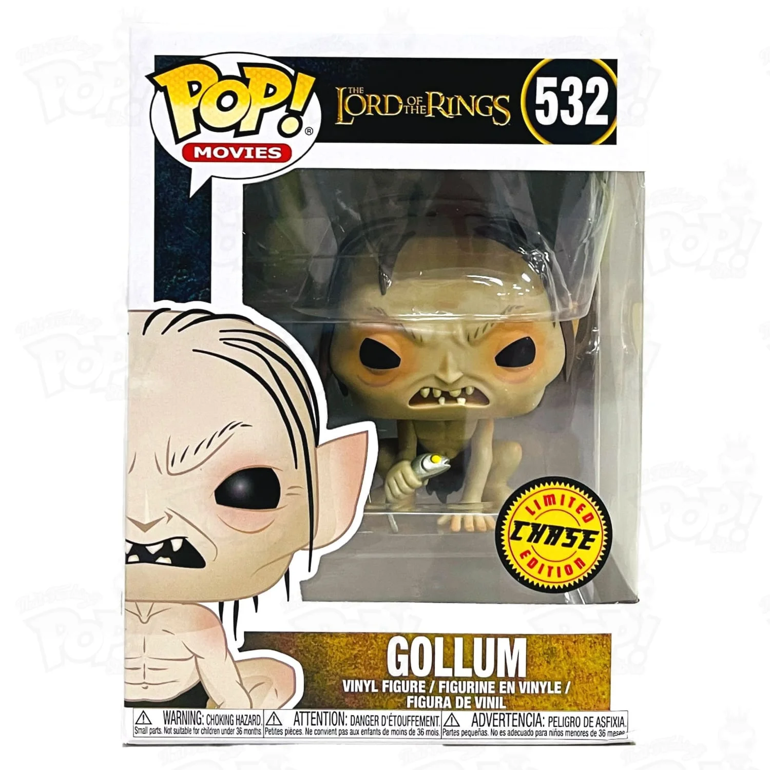 Figurka Funko POP! Movies Lord Of The Rings - Gollum (Chase) #532