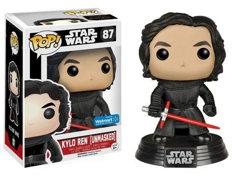 Figurka Funko pop Star Wars: Kylo Ren (Unmasked) 87 Walmart Exclusive*Na zamówienie