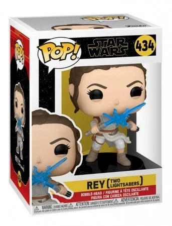 Figurka Funko POP! Star Wars The Rise of Skywalker Rey with Light Sabers #434 – zdjęcie 2